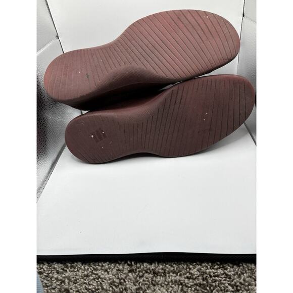 Allbirds Wool Runner Lace Up Athletic Running Shoe Womens Size 8 Burgundy Red - Picture 7 of 8